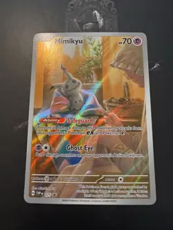 Pokemon TCG - Mimikyu SVP 075 Scarlet & Violet Black Star Promo Paldean Fates NM - Image 1