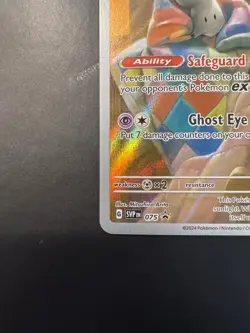 Pokemon TCG - Mimikyu SVP 075 Scarlet & Violet Black Star Promo Paldean Fates NM - Image 3