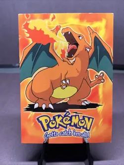 Topps Pokemon Charizard Stage 3 E6 of 12 #06 Non Holo Rare VTG Blue Logo 1998 - Image 1