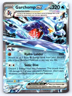 Garchomp ex 038/182 Double Rare Paradox Rift Pokemon Near Mint - Image 1