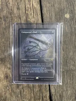 Conqueror's Flail FOIL ETCHED : MTG : Double Masters 2022 : NM - Image 1