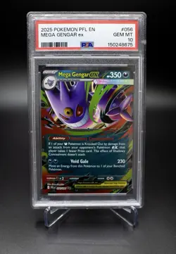 PSA 10 Mega Gengar EX 056/094 2025 Pokemon PFL EN Gem Mint 👻🔥 Full Art - Image 1
