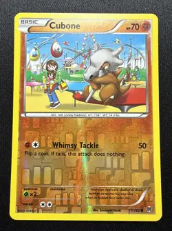 Pokemon TCG Cubone 77/162 XY- Breakthrough Reverse Holo 2015 (NM/VLP) - Image 1