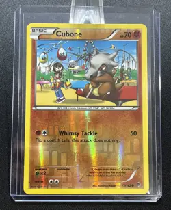 Pokemon TCG Cubone 77/162 XY- Breakthrough Reverse Holo 2015 (NM/VLP) - Image 3