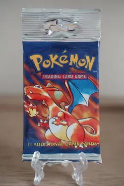 21.04g Pokemon TCG Base Set Unlimited Booster Pack Charizard Art WOTC (LIGHT) - Image 2