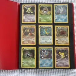Pokemon Team Rocket Complete Set 83/82 Unlimited WOTC 2000 Dark Charizard MP-DMG - Image 1