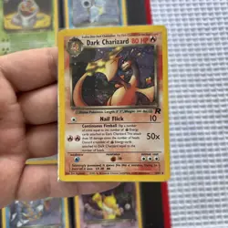 Pokemon Team Rocket Complete Set 83/82 Unlimited WOTC 2000 Dark Charizard MP-DMG - Image 2