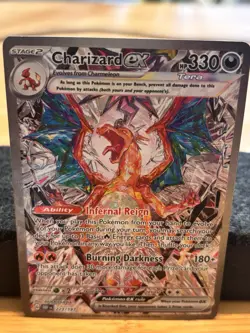 Pokemon TCG - SV03: Obsidian Flames #223/197 Charizard ex NM - Image 1