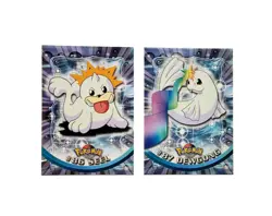 1999 Topps Pokemon Series 2 SEEL #86 & DEWGONG #87 - Blue Logo - NM+ - Image 1