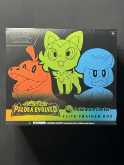 Pokemon Center PC Paldea Evolved Elite Trainer Box ETB SEALED Perf Fit Acrylic - Image 2