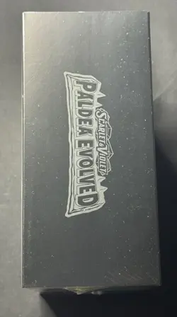 Pokemon Center PC Paldea Evolved Elite Trainer Box ETB SEALED Perf Fit Acrylic - Image 4