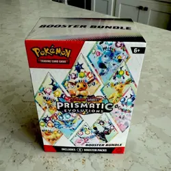 Pokemon TCG Prismatic Evolutions Booster Bundle Box 6 Packs Nintendo 2025 SEALED - Image 1