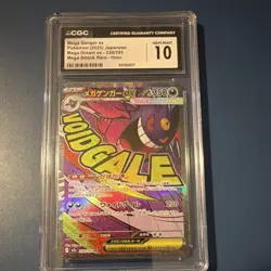 Pokemon Mega Gengar ex 230/193 Mega Attack Rare Holo CGC 10 2025 - Image 1
