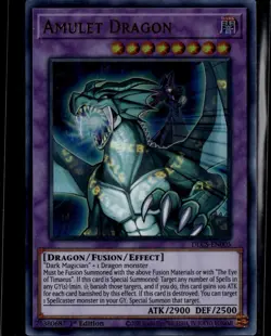 Yu-Gi-Oh! Amulet Dragon Ultra Rare DLCS-EN005 - Image 1