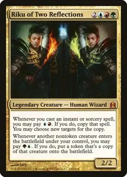 Riku of Two Reflections Commander 2011 MP MTG - Image 1