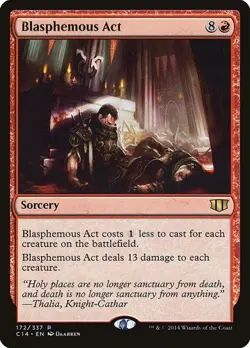 Blasphemous Act Commander 2014 MP MTG - Image 1