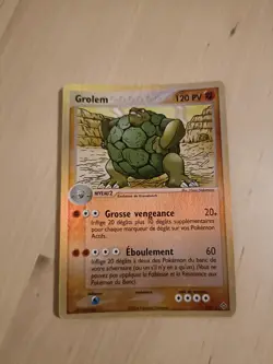 Grolem Carte 5/97 Pokemon Ex Dragon Reverse Rare Trading Card 2004 FR - Image 1