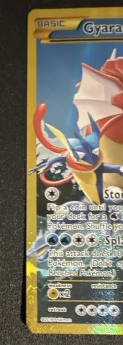 Pokemon Gyarados EX Secret Rare Full Art Holo 123/122 Breakpoint Card NM/M - Image 3