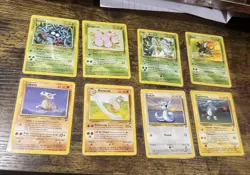Vintage Pokemon Base Set / Base Set 2 Lot – 16 Cards – 1999 WOTC - Image 1