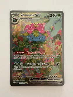 Pokemon TCG Venusaur EX Card 198/165 SV Sir Scarlet & Violet 151 NM - Image 4