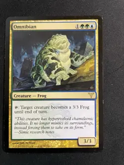Mtg X1 Omnibian Dissension Magic The Gathering - Image 1