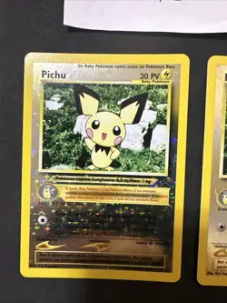 Pokemon Card X2 Pichu 35-Promo-Ita-Holo Reverse-Nm/mint! - Image 2