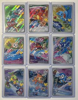 Pokemon TCG First Partner ILLUSTRATION COLLECTION 9 CARD SET Series 1 Promo - Image 1