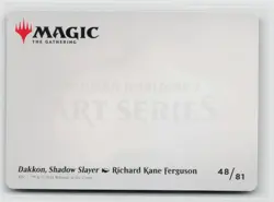 MTG Modern Horizons 2 Art Series Dakkon, Shadow Slayer x1 NM 48/81 - Image 2