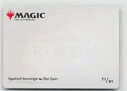 MTG Modern Horizons 2 Art Series Squirrel Sovereign x1 NM 71/81 - Image 2