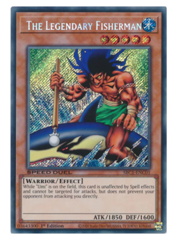 The Legendary Fisherman (Secret Rare) SBC1-ENC01 Secret Rare YuGiOh - Image 1