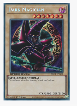 Dark Magician (G) (Secret Rare) SBC1-ENG01 Secret Rare YuGiOh - Image 1