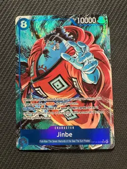 One Piece The Azure Sea's Seven - JINBE (ALT ART) SR OP14-049 English CCG - Image 1