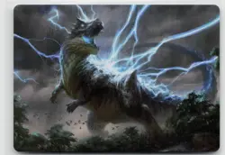 MTG Modern Horizons 2 Art Series Thrasta, Tempest's Roar x1 NM 41/81 - Image 1