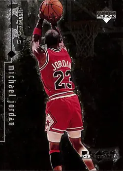 MICHAEL JORDAN CHICAGO BULLS HOF #7 SP 1991-92 UD BLACK DIAMOND BASKETBALL NM - Image 1