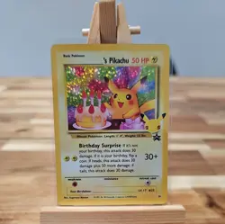 Pokemon TCG Birthday Pikachu #24 Celebrations 25th Anniversary NM/M - Image 1