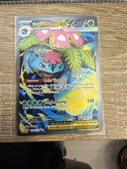 Pokemon TCG Mega Venusaur EX Card 155/132 Mega Evolution Series - Image 1