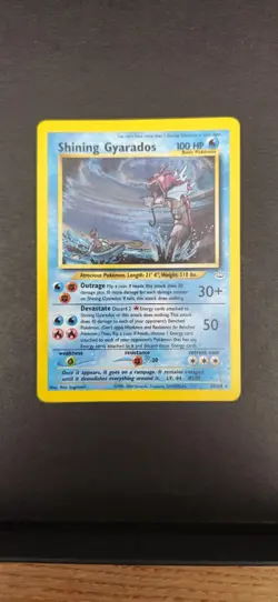 Pokemon TCG Shining Gyarados Holo Card Neo Revelation 65/64 - Image 1