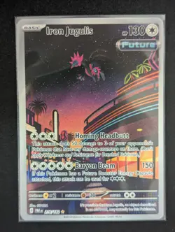 Iron Jugulis 216/182 SV04: Paradox Rift Holo Illustration Rare Pokemon TCG - Image 1