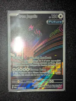 Iron Jugulis 216/182 SV04: Paradox Rift Holo Illustration Rare Pokemon TCG - Image 2