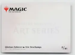 MTG Modern Horizons 2 Art Series Glorious Enforcer x1 NM 2/81 - Image 2
