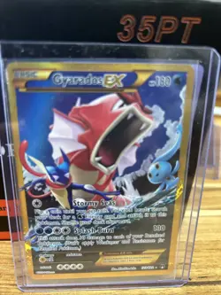 Pokemon Gyarados EX TCG Card Full Art Holo, Secret Rare, XY Breakpoint 123/122 - Image 1