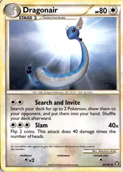 Dragonair 32/102 Triumphant Pokemon Card TCG - Image 1