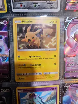 Pokemon Pikachu SM227 Promo Holo Sun & Moon TCG Card 2019 - Image 1