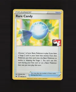 Rare Candy 180/202 Sword & Shield Prize Pack Holo Stamped Pokemon Card - Image 4
