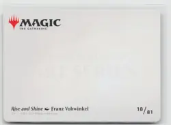 MTG Modern Horizons 2 Art Series Rise And Shine x1 NM 18/81 - Image 2