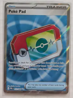 Poke Pad Perfect Order 113 Pokemon TCG Trainer Card Full Art Ultra Rare NM Holo - Image 1