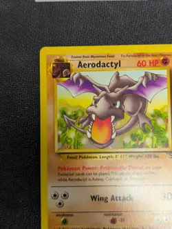 Pokemon TCG Aerodactyl Fossil Card 16/62 Unlimited Rare, NM Condition - Image 3