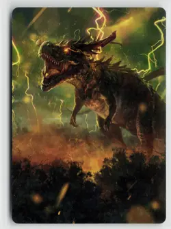 MTG Modern Horizons 2 Art Series Thrasta, Tempest's Roar x1 NM 42/81 - Image 1