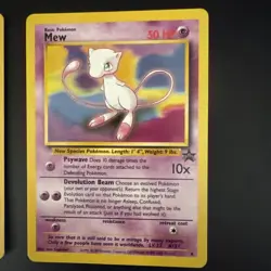 Pokemon TCG Promo Cards 3 Total - Mew and Mewtwo wotc promo + Mewtwo WB movie NM - Image 2