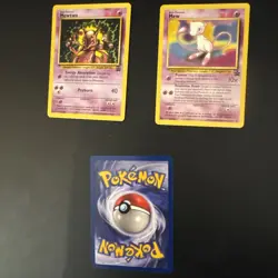 Pokemon TCG Promo Cards 3 Total - Mew and Mewtwo wotc promo + Mewtwo WB movie NM - Image 4
